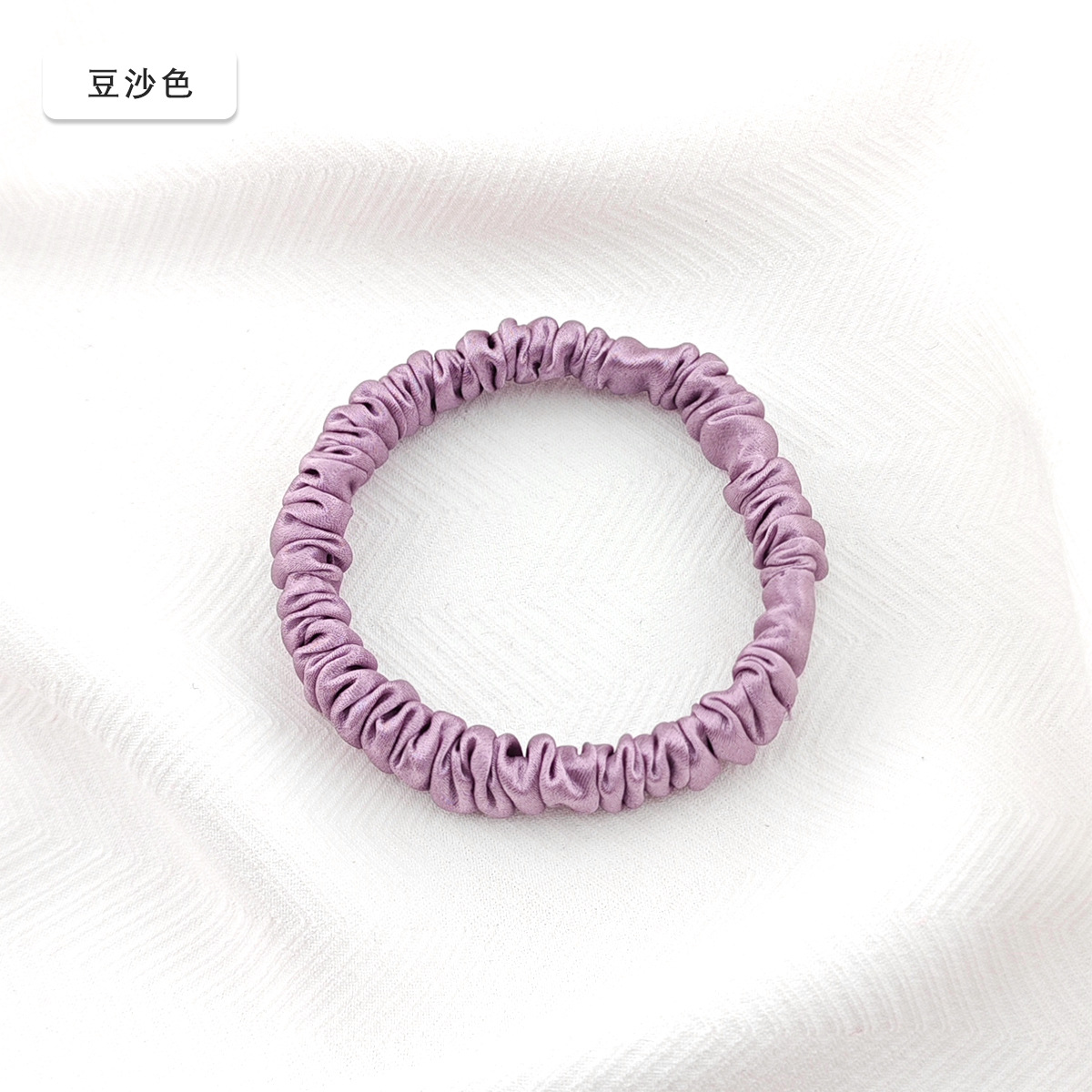 19 mm mm 1 cm anillo de cabello de seda 100% anillo de cabello de seda pequeño tocado de cabello de cuerda de seda de alta calidad anillo de cabello de intestino delgado