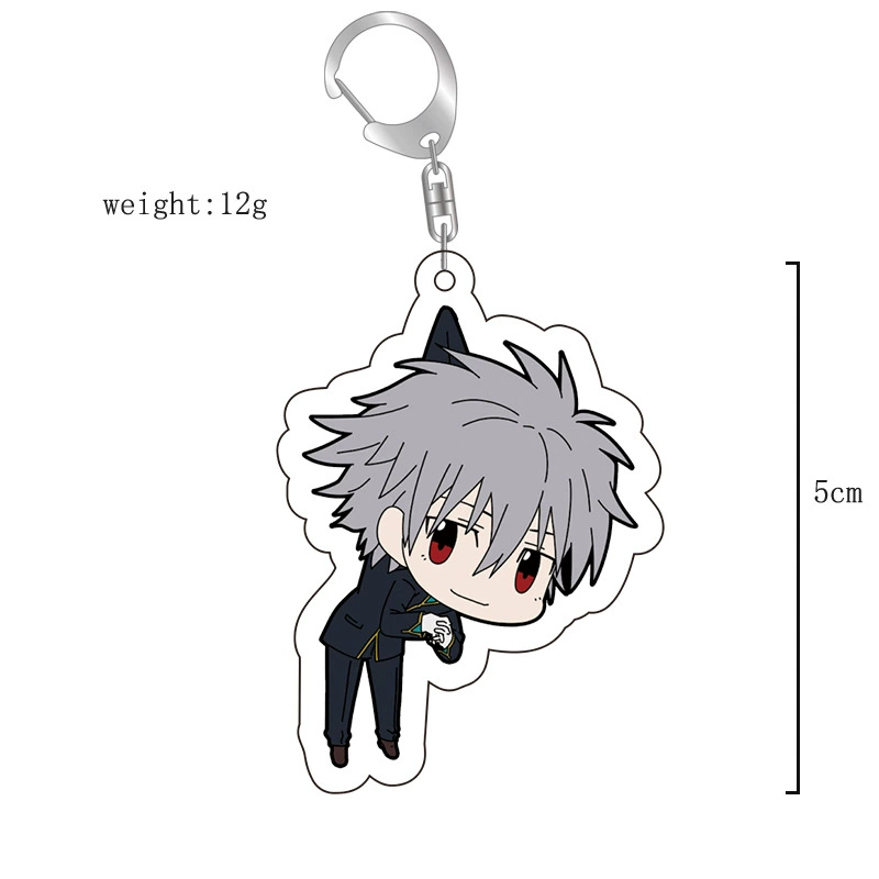 Anime Key Chain New Century First Machine pendant, EVA acrylic double-sided, multiple designs