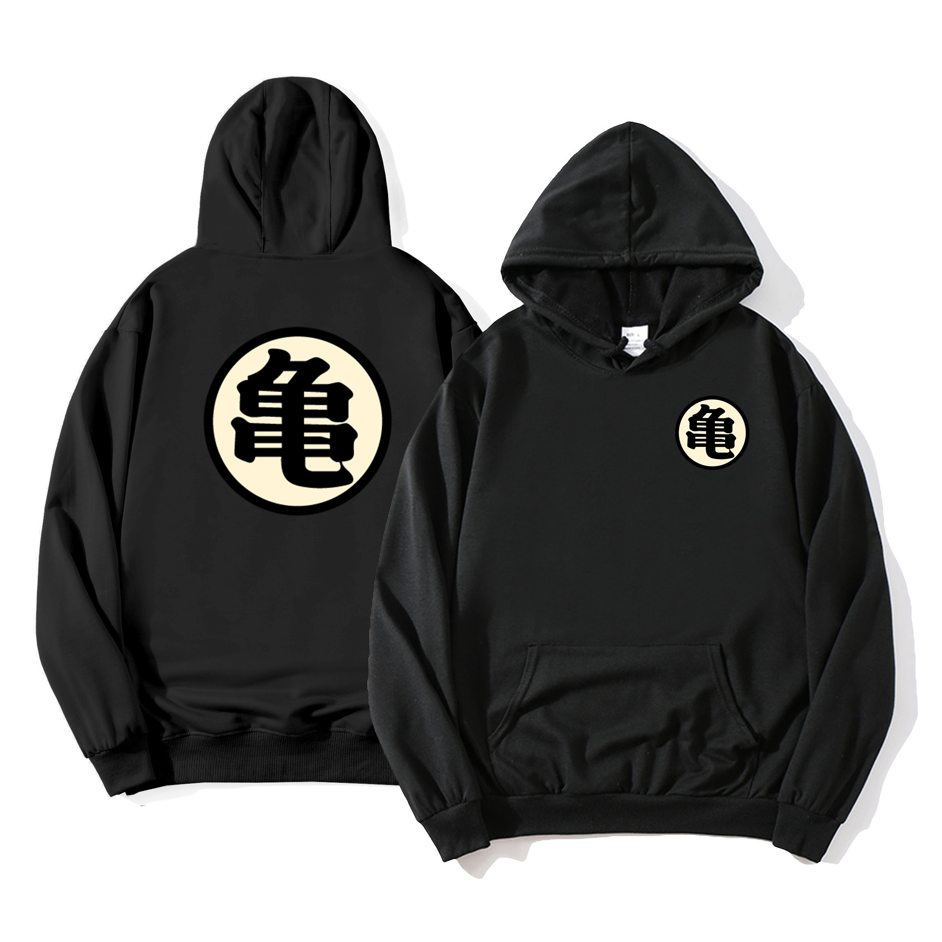 Anime Dragon Ball sudadera con capucha Wukong impresión periférica para hombres y mujeres tendencia tops sueltos pareja suéter chaqueta casual
