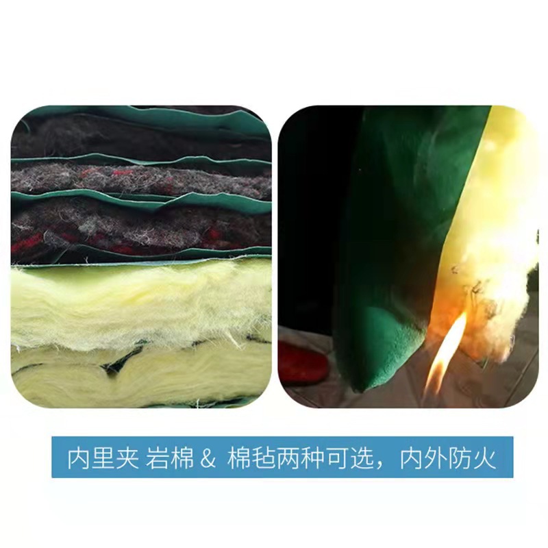 可定制大棚保温被防火防阻燃岩棉桥梁养护混凝土保温棉被源头厂家