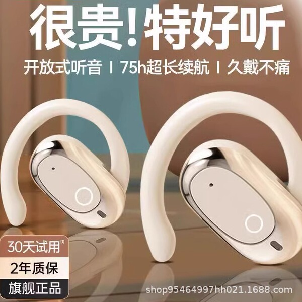 Voice of Berlin 2025 new bone conduction open Bluetooth earphones with super long battery life and sporty ears are not in the ear
