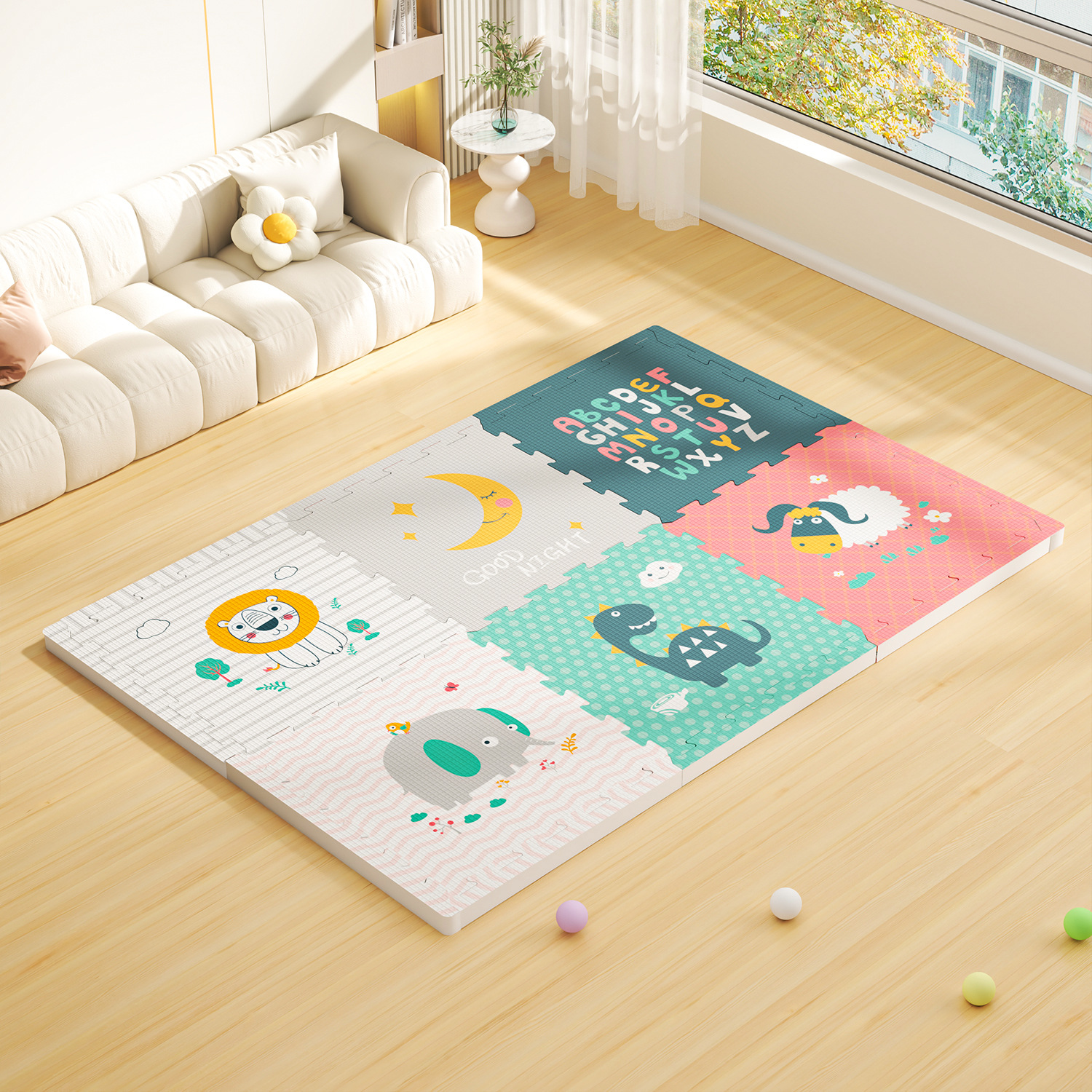 Cojín de escalada de empalme XPE engrosamiento bebé inodoro alfombra de escalada para niños hogar sala de estar 2CM alfombra para bebé