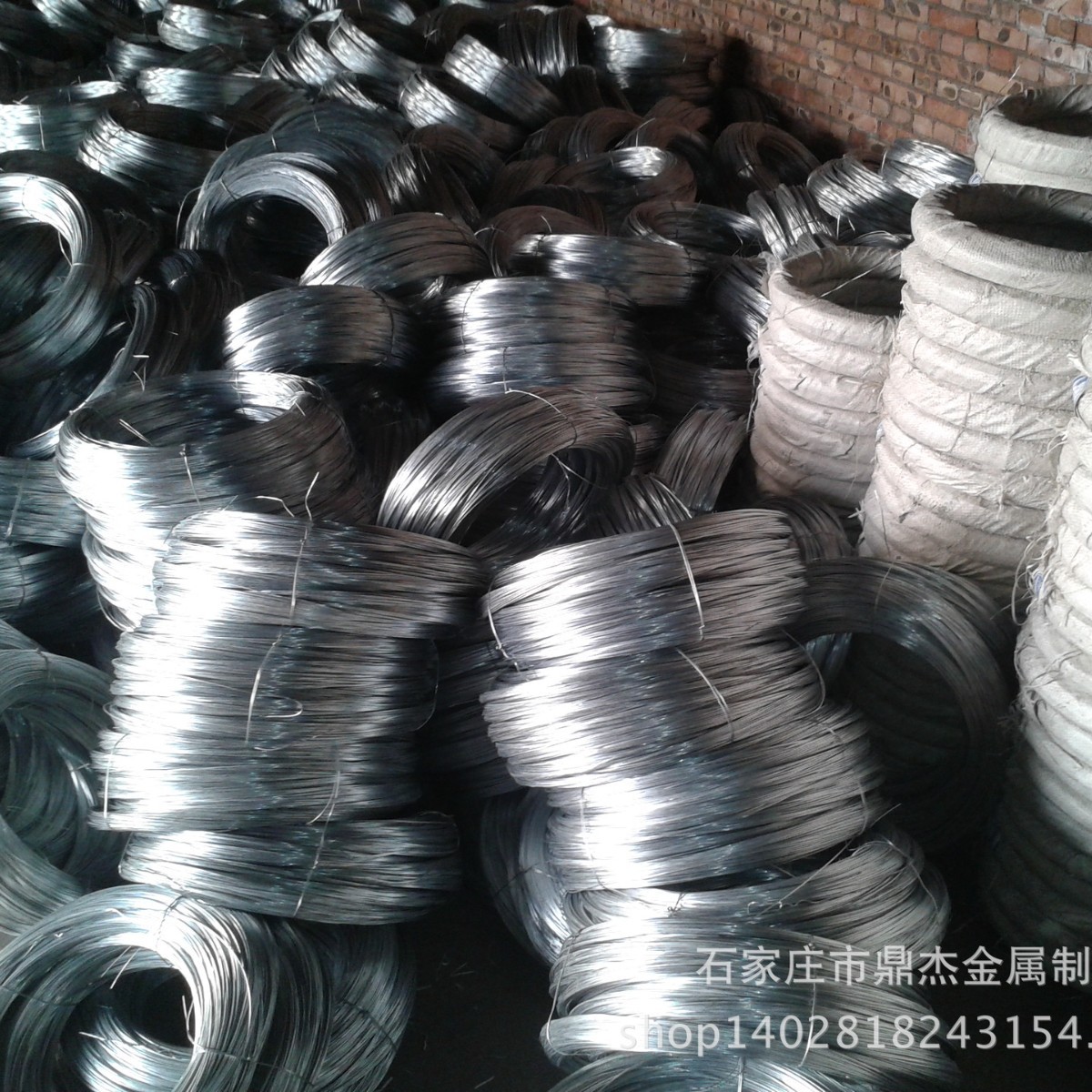 铁丝 镀锌铁丝 电镀锌铁丝 源头鼎杰绑扎扎带圆形钢丝现货铁丝