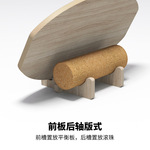 木质平衡板支架底座支架滑板收纳架陆地冲浪板支架展示架运动滑雪
