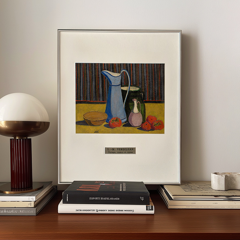 プロヴァンスの風景】北欧風リビングルーム装飾絵画ソファ背景壁掛け絵画ハイエンドモダン壁画|undefined