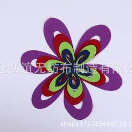 锅盘隔层保护垫雕花激光镂空毛毡垫家居日用可定花型防烫垫