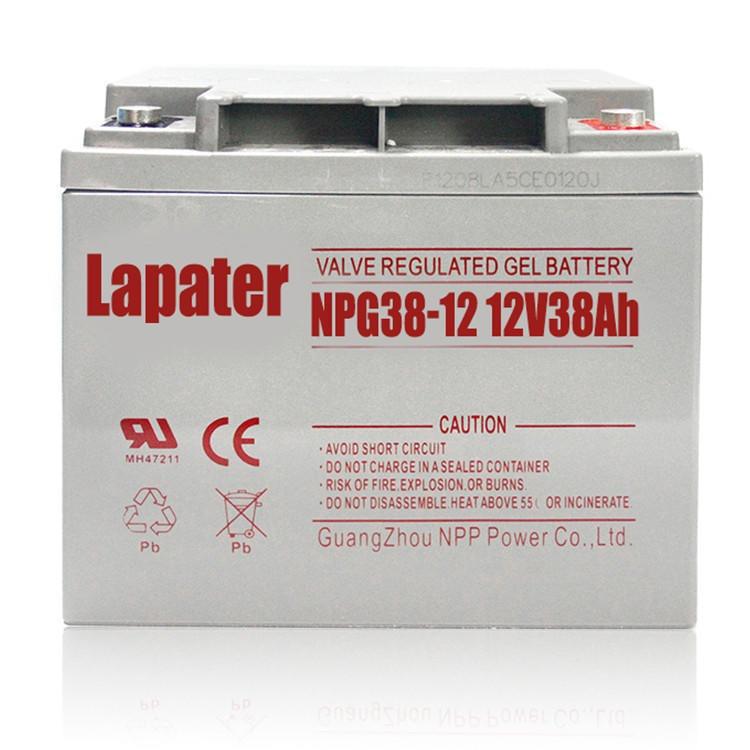 Lapater拉普特蓄电池NP12-33 12V33AH直流屏 UPS/EPS 太阳能应用