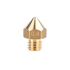 CR10S PRO Nozzle 3D Printer Accessory Brass Extruder Nozzle Head Only Compatible with CR10 M6 Thread DIY