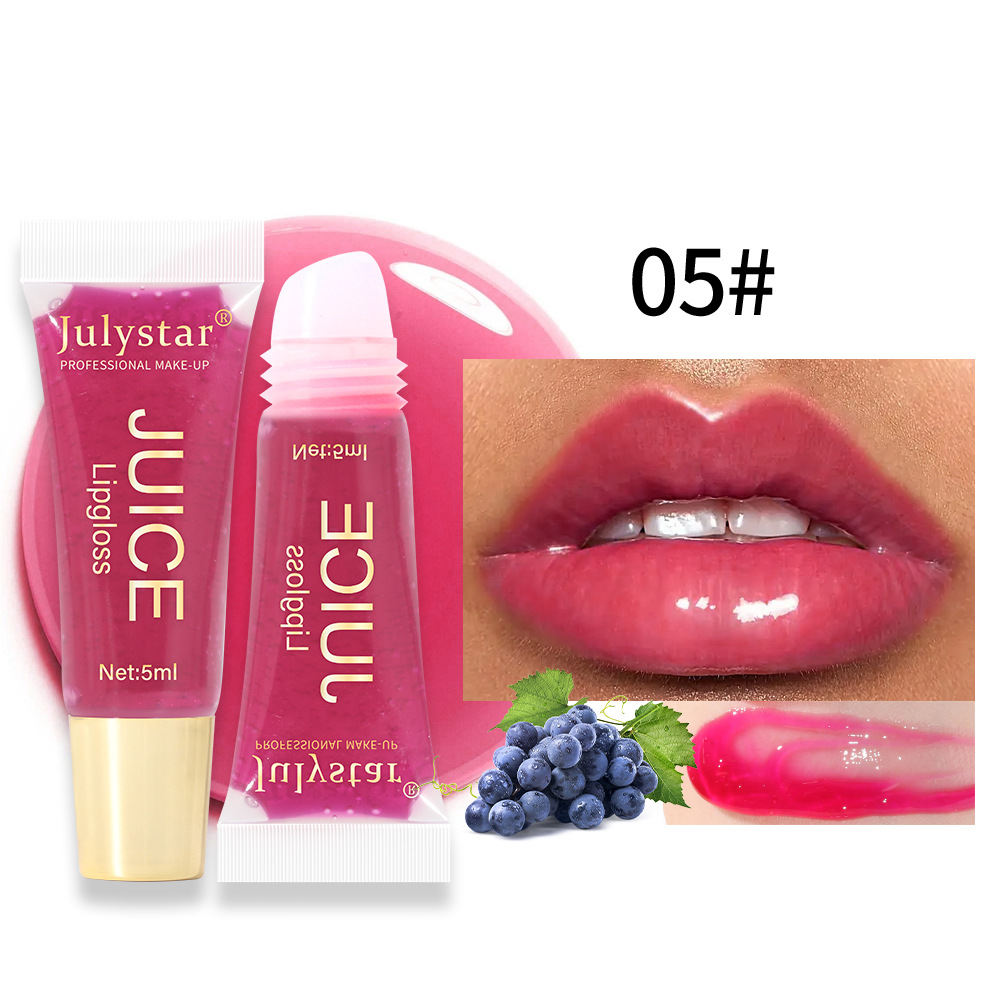 Julystar's best-selling Hydrating Lip Gloss with fruity flavor, long-lasting moisturizing and hydrating soft tube lip gloss set undefined