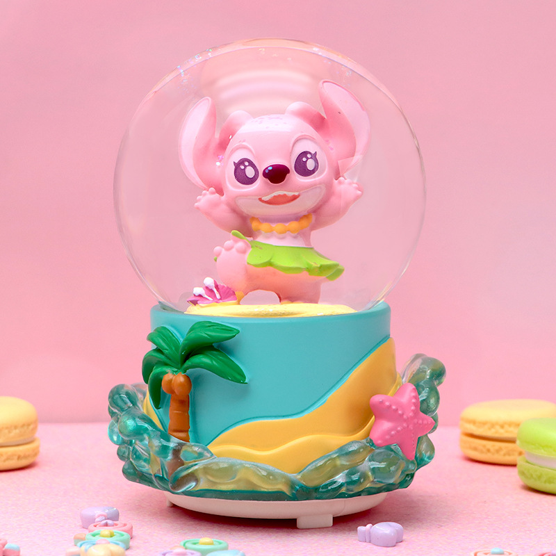 Romántico secreto bosque bola de cristal luminosa caja de música caballo blanco creativo decoración de escritorio de niña regalo de estudiante al por mayor