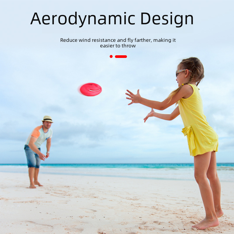 Outdoor children's safety soft Frisbee EVA material to avoid disc UFO parent-child interactive educational toys stall wholesale