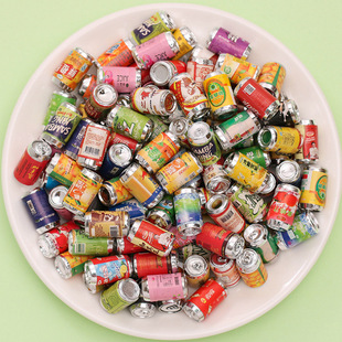DIY Stereo Cans Beverage Plating Bottle Resin Accessories Mini Food Play Mixed Wholesale Live Source Supply