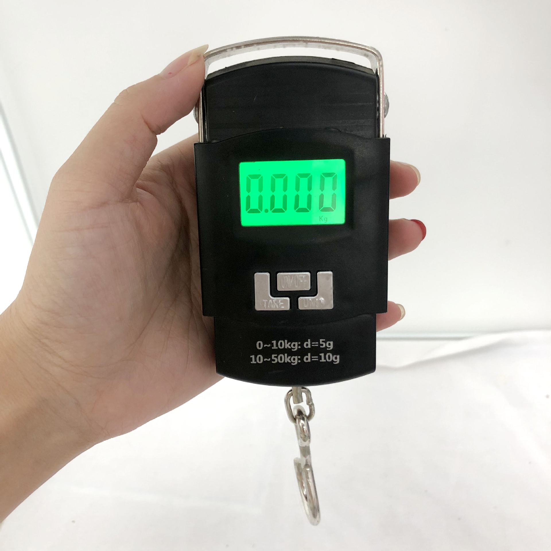 手提秤A08便携式弹簧秤高精度快递称家用50kg手提称电子厨房称-阿里巴巴