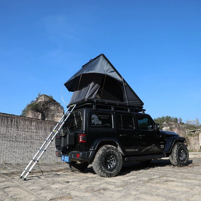 Car top folding tent hydraulic Avtomobil dam çadırları - dark-gray-2-people