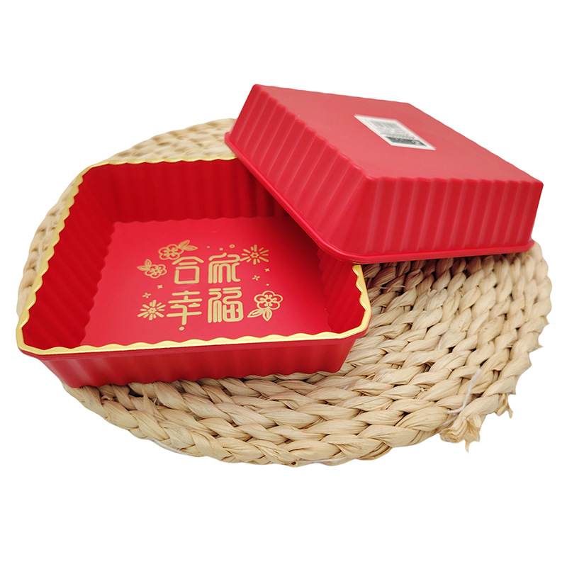 L5146 8948 Sifanghe familia feliz tienda 3 yuanes supermercado Sanyuan tienda estilo chino Hong Xiqing bandeja de frutas