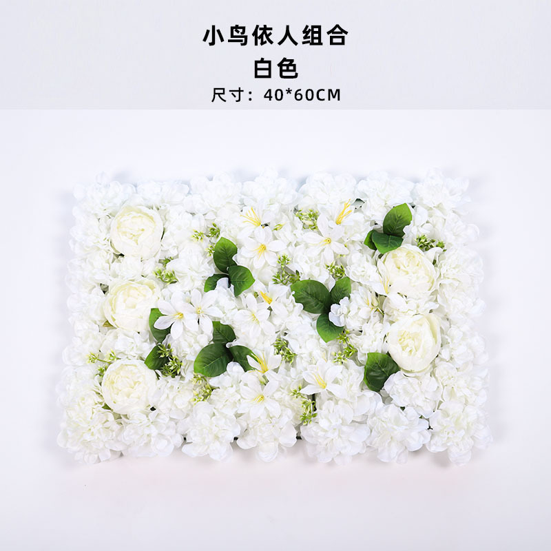 造花壁造花バラアジサイダリリ花立体背景壁窓造園結婚式結婚式装飾花列|undefined
