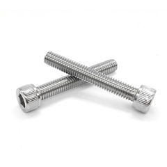 304不鏽鋼杯頭內六角螺絲DIN912標準件M2/M/M3-M6 圓柱頭內六角