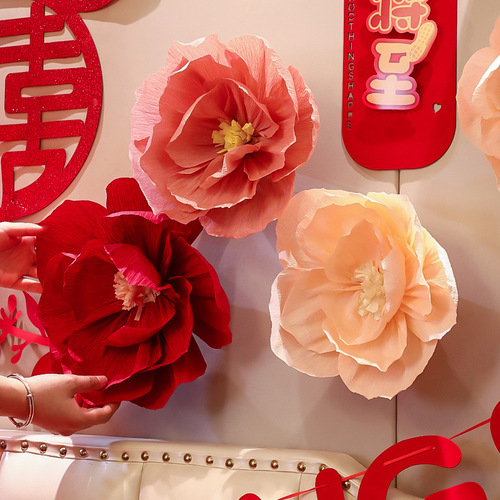 The woman's wedding room layout, bedroom, simple man's living room, TV background wall decorations, wedding wedding latte art set