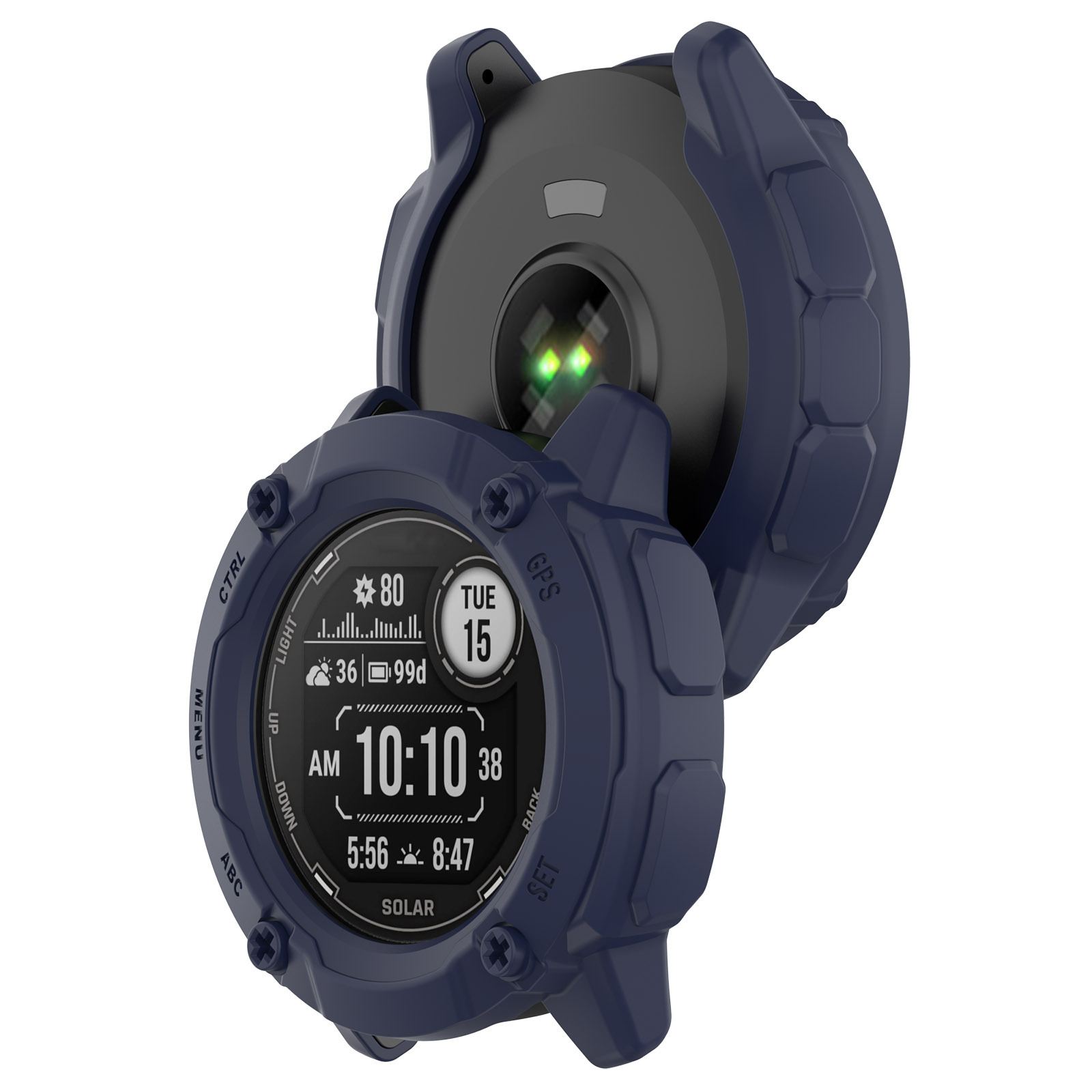 Suitable for Garmin instinct 2X protective case. Garmin Instinct 2X skeletonized armor watch case undefined