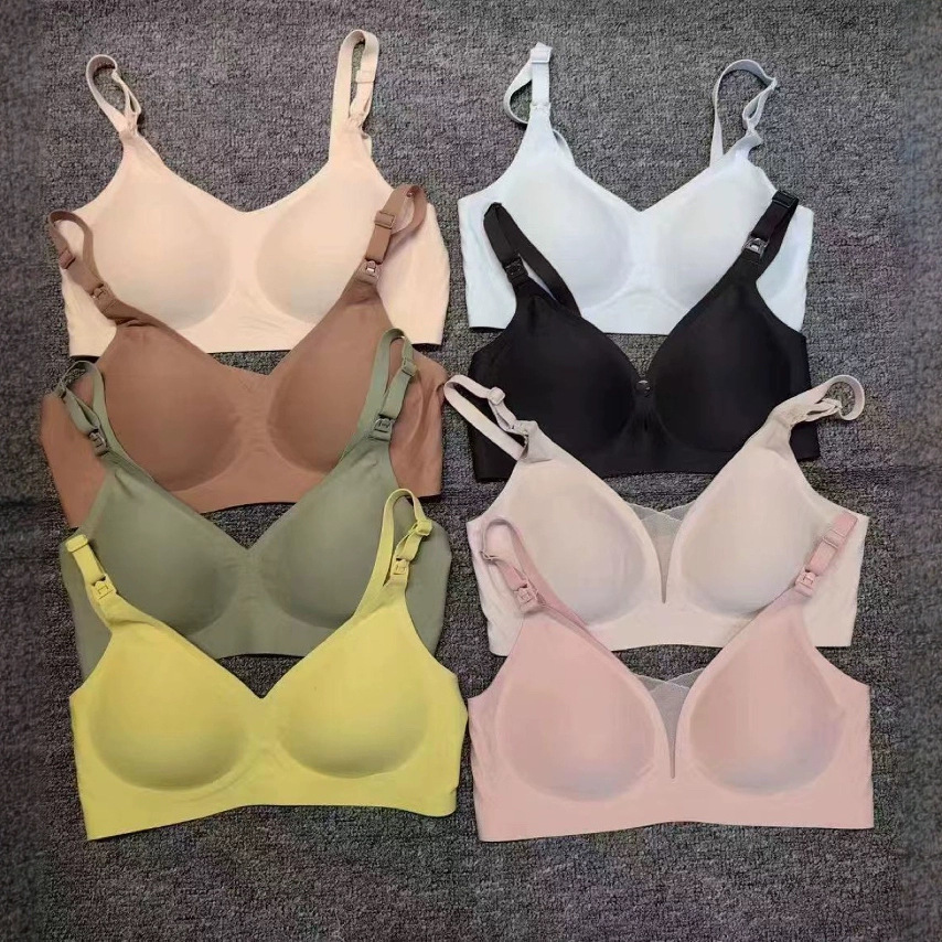 Ropa interior de lactancia, senos pequeños, recolección, anti-flacidez, lactancia posparto, sujetador de leche materna, mujeres embarazadas, período delgado de verano durante el embarazo