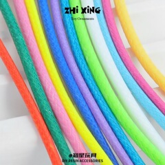 树脂配件15cm挂钩绳子娃娃包包配件 创意手工小饰品配件挂绳产品
