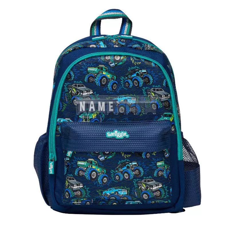 Australia Smiggle caricatura mochila de tamaño medio jardín de infantes mochila de hombro 3D con sombrero de caricatura