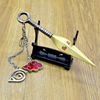 Naruto Weapon Flying Thunder Six -Ninja Four Generation Sword Metal Model Model Anime Peripherals