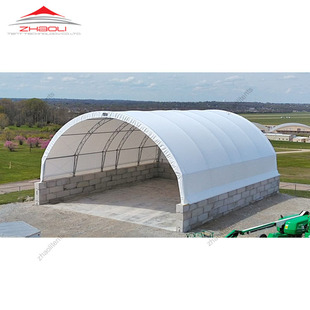 Best-Selling Dome Shelter Galvanized Steel 650g Pvc Storage Assembled Steel Structure Tent Exported to North America