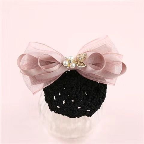 Hair Net for Professional Flight Attendants and Nurses, Hair Net Clip for Female Flight Attendants, Bank Hotel Waiters, Mesh Hair Accessories