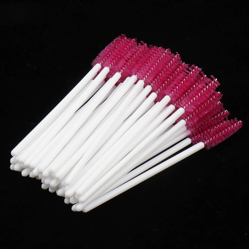 Disposable brush for eyelashes, curly false eyelashes for extension