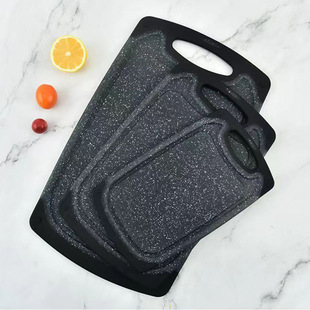 New Imitation Marble Three-Piece Set Multi-Functional Double-Sided Cutting Board Home Kitchen Cutting Board Plastic Wholesale