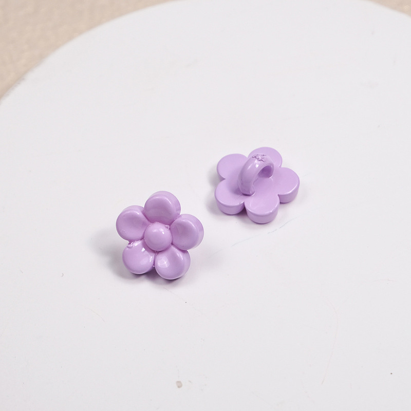 烤漆背孔扣子花朵珠小花包挂隔珠串散珠手机链条手链diy饰品配件|undefined
