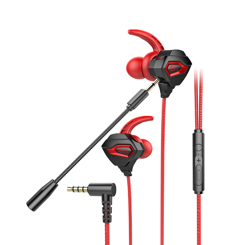 Auriculares para juegos de deportes electrónicos transfronterizos, juegos móviles con cable en la oreja
