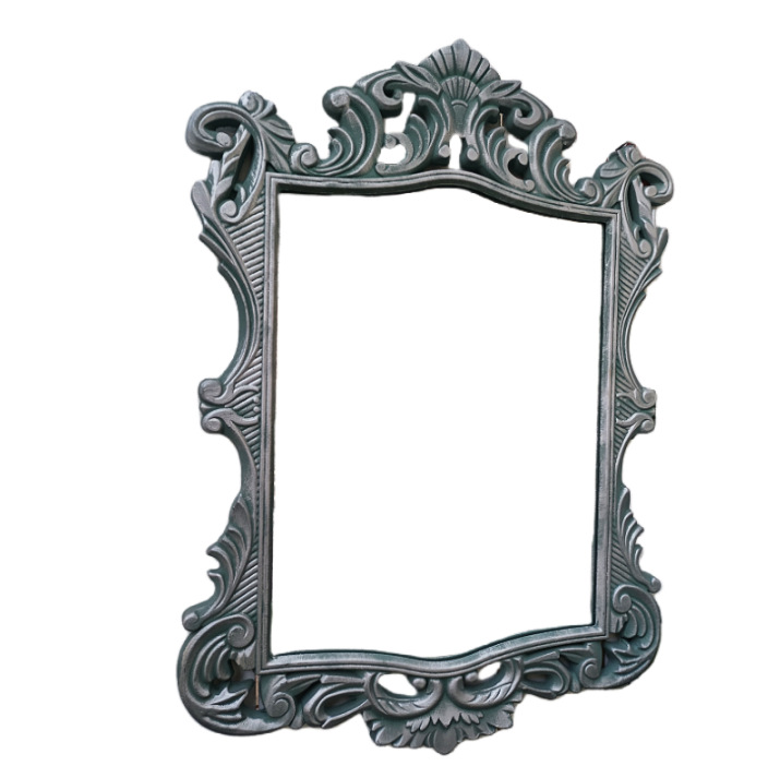 B형 직사각형 조각 거울 블루