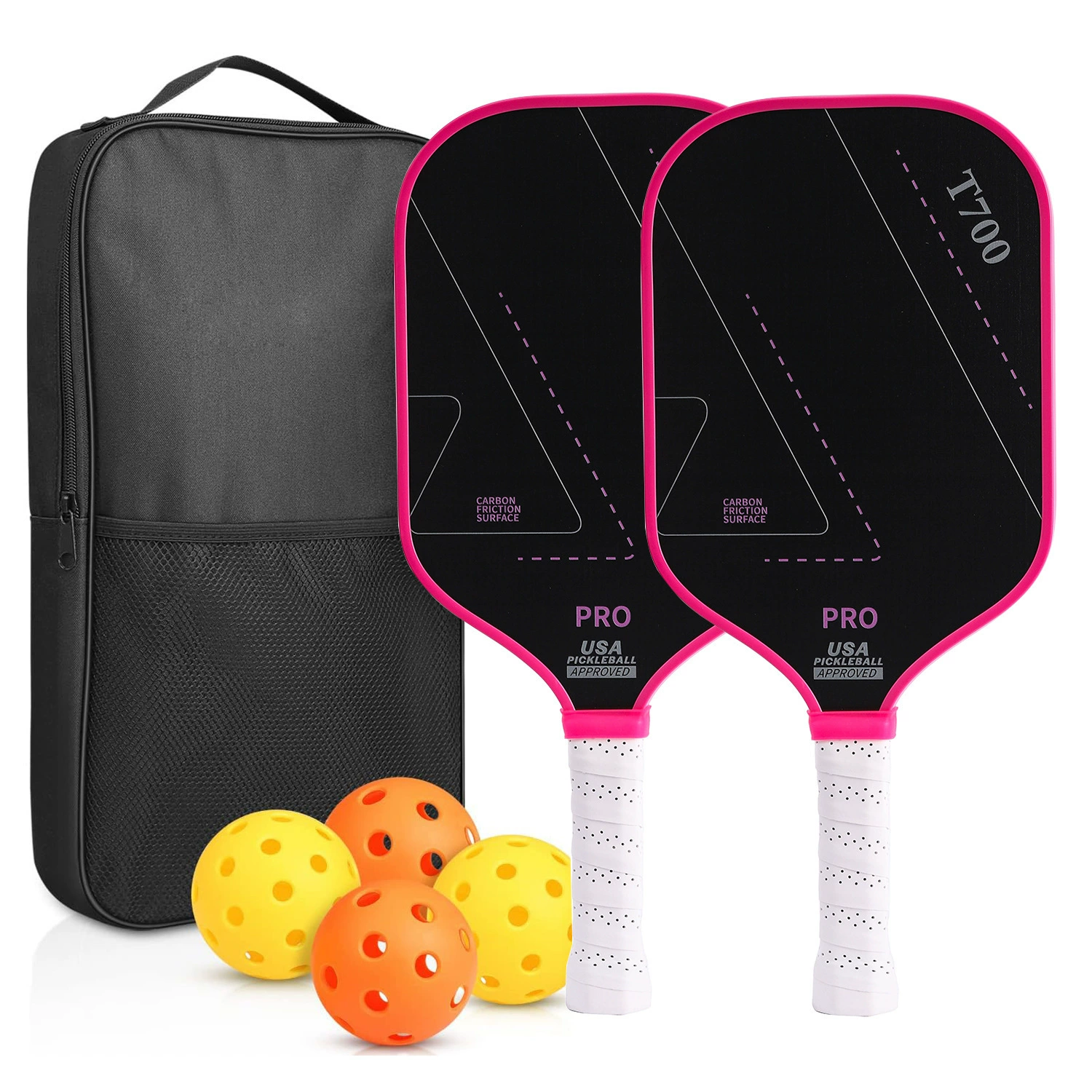 T700 Полное углеродного волокна Матовый Пик ракетки Углеродный графит сотовая доска на открытом воздухе Спортивный подарок Pickleball