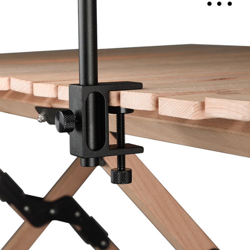 Acampar al aire libre de almacenamiento de escritorio de aleación de aluminio picnic barbacoa vajilla multiusos estante de mesa de camping estante de la lámpara