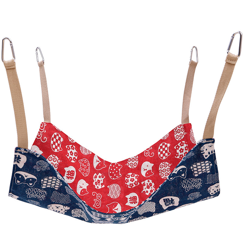 파란색 배경 행운의 고양이