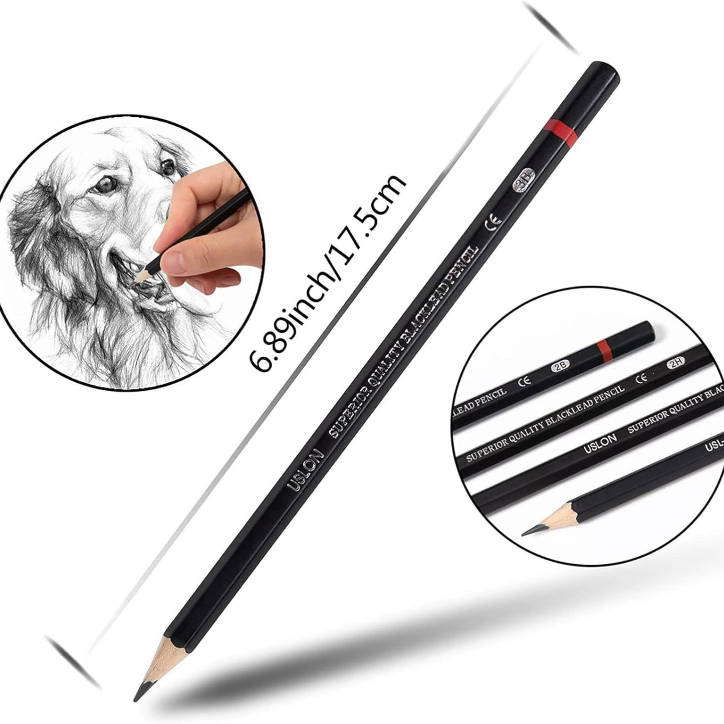 (Cross-border trading), professional pencil, set, brush for students for adults, drawing apron, 12 pieces