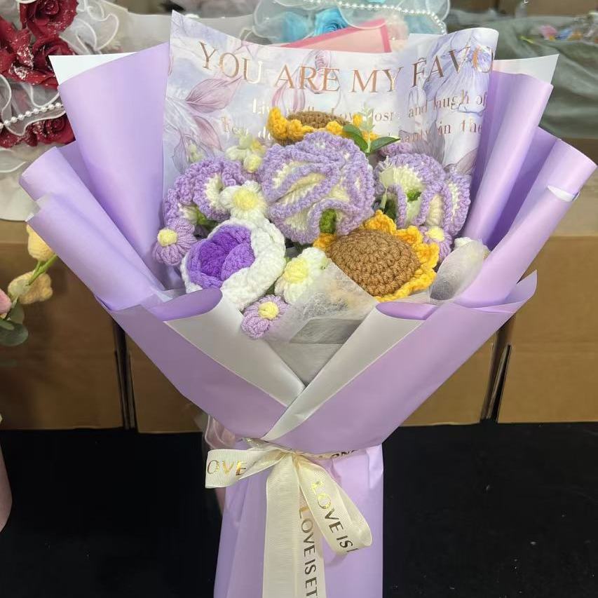 Carnation purple gift for mom and best friend