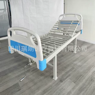 四川瑞朗厂家批发家用护理手动病床 医用病床 三折手动电动病床