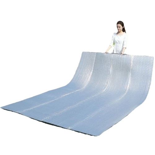 Outdoor moisture-proof pad, double-sided aluminum film, portable picnic mat, camping tent, beach mat, double-person nap mat, thickened