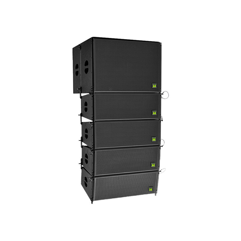 Doble 12 pulgadas altavoces de matriz lineal espectáculo de gran escala sonido profesional boda al aire libre amplificador de altavoces