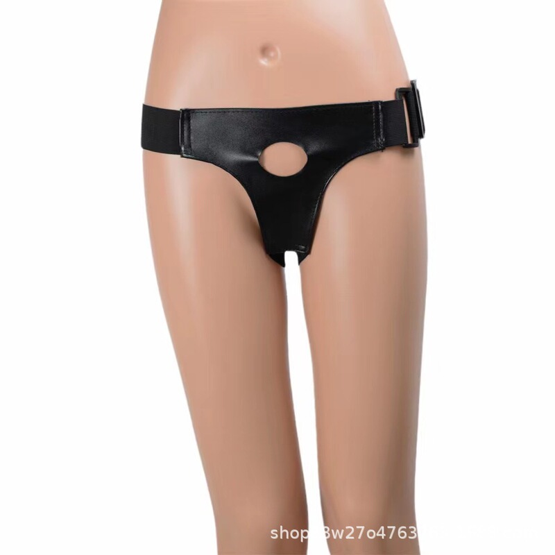 Sm Female Penis Wearable Leather Pants Lesbian Lesbian Sex Toys Gay Masturbation Briefs Wearable