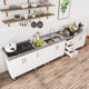 Customized Cabinet Household 304 Stainless Steel Cabinet Storage Cabinet 201 One-piece Storage Combination Cabinet Hanging Cabinet