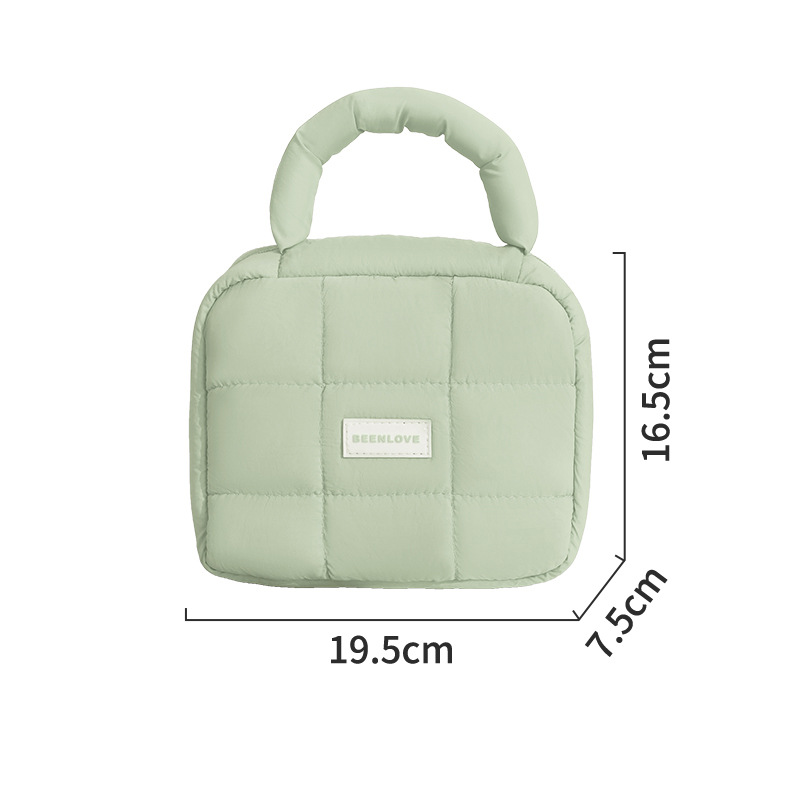 新型手提げ化粧バッグファッションシンプル携帯洗面用品収納バッグ大容量旅行綿収納袋