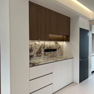 Custom Wardrobe Processing, Custom-Made Modern Minimalist Living Room Cabinets, Wardrobes, Yinnengju Furniture, Whole House Customization Factory