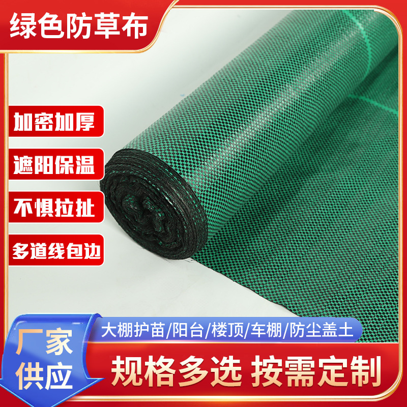 现货除草布果园大鹏抑草布保湿大棚pe防草布农用防草布透气防草布