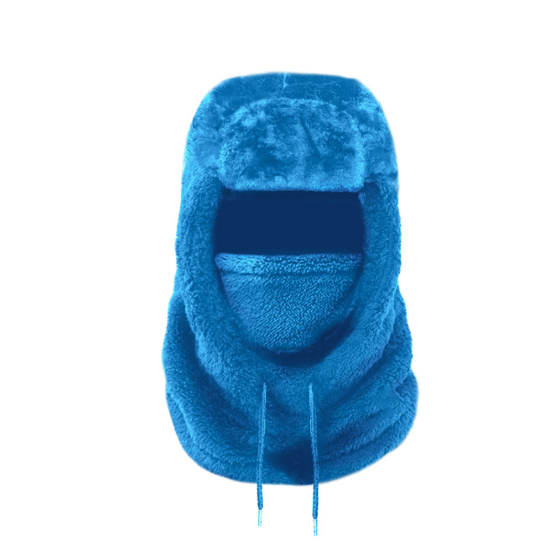 Europa y los Estados Unidos de peluche calentamiento protector de orejas de cuello en invierno máscara de esquí grueso sombrero antiviento para hombres y mujeres