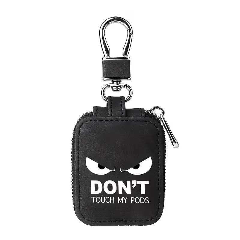Cross-Border Amazon Trendy and Quirky Style Earphone Protective Case with Hook and Zipper, Anti-Drop Wireless Bluetooth Earphones