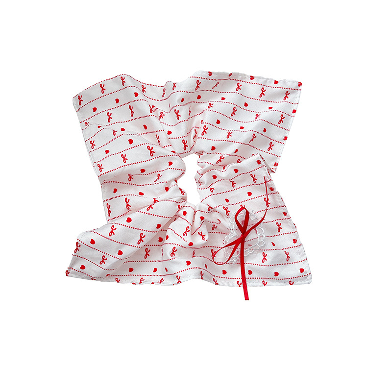 Dolce rojo de flores dobles anillo de cabello de bolas de cabello de cabello de cabello de cabello de cola de caballo baja correa de correa adornamiento para el cabello